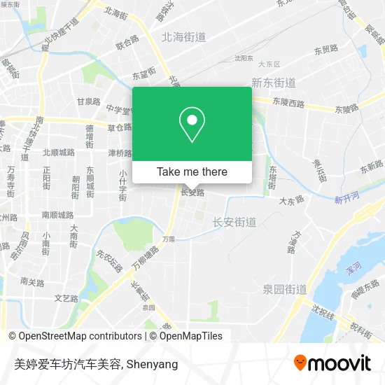 美婷爱车坊汽车美容 map