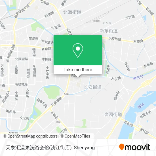 天泉汇温泉洗浴会馆(滂江街店) map