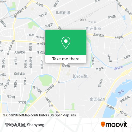 管城幼儿园 map