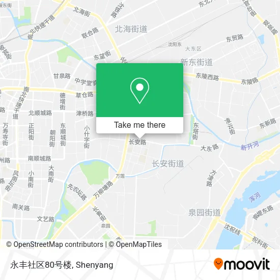 永丰社区80号楼 map
