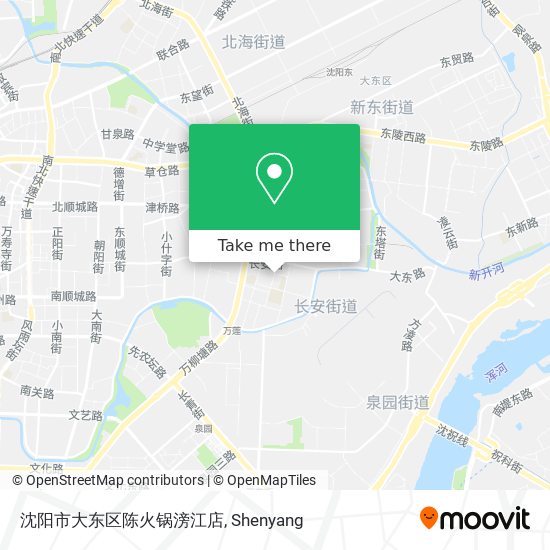 沈阳市大东区陈火锅滂江店 map