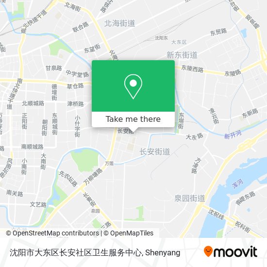 沈阳市大东区长安社区卫生服务中心 map
