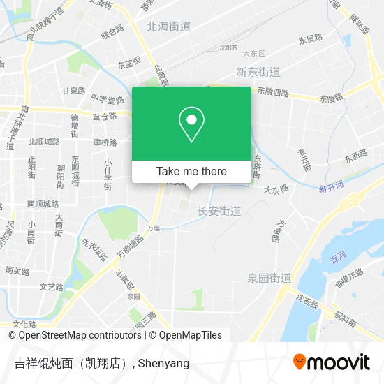 吉祥馄炖面（凯翔店） map