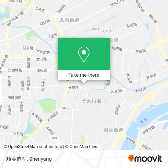 顺美造型 map
