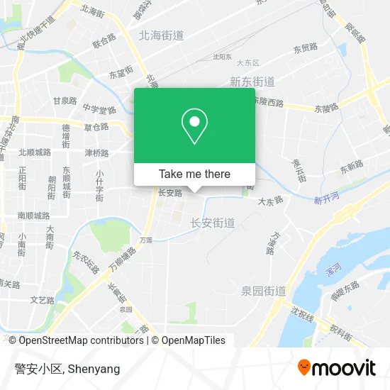 警安小区 map