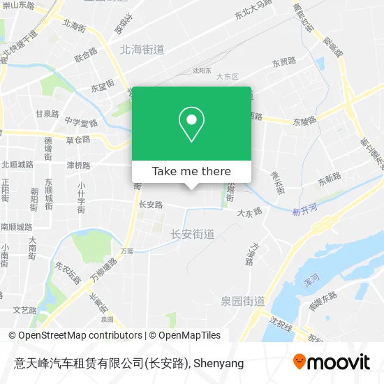 意天峰汽车租赁有限公司(长安路) map