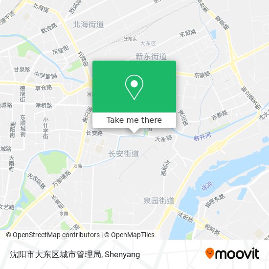 沈阳市大东区城市管理局 map