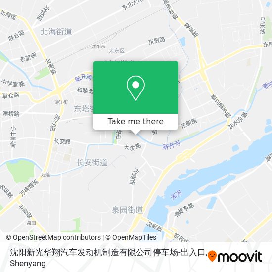 沈阳新光华翔汽车发动机制造有限公司停车场-出入口 map