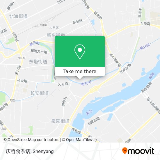 庆哲食杂店 map