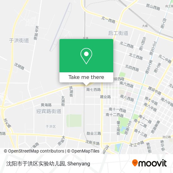 沈阳市于洪区实验幼儿园 map
