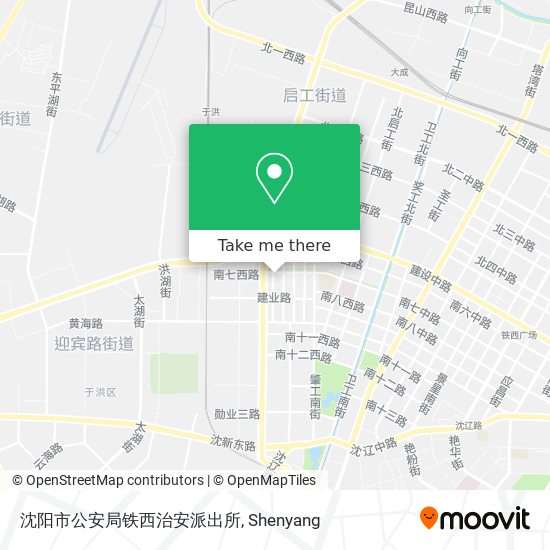 沈阳市公安局铁西治安派出所 map
