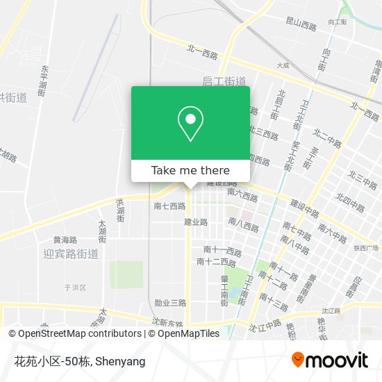 花苑小区-50栋 map