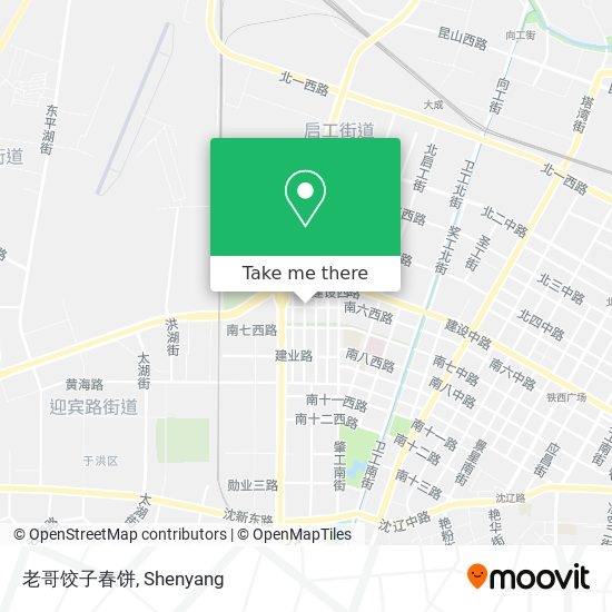 老哥饺子春饼 map