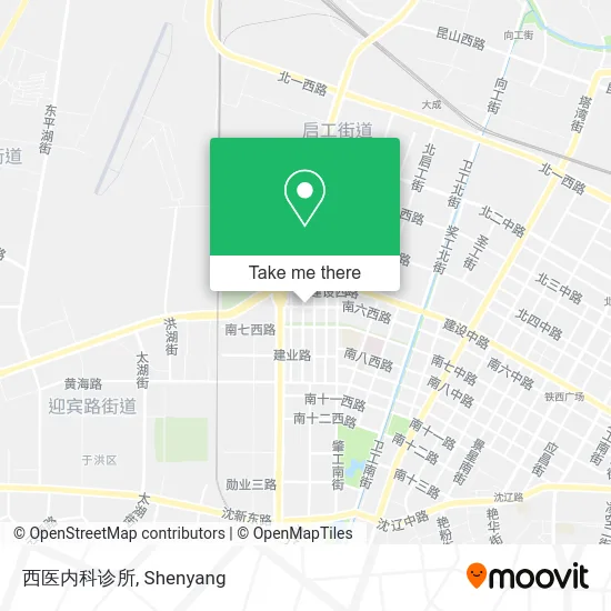 西医内科诊所 map