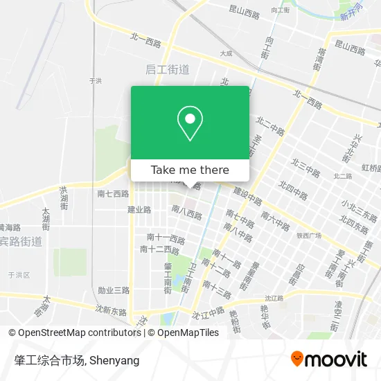 肇工综合市场 map