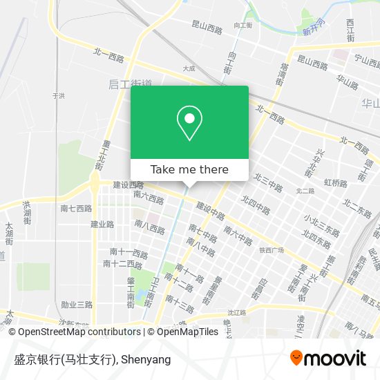 盛京银行(马壮支行) map