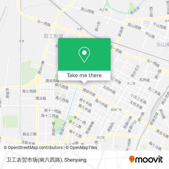 卫工农贸市场(南六西路) map