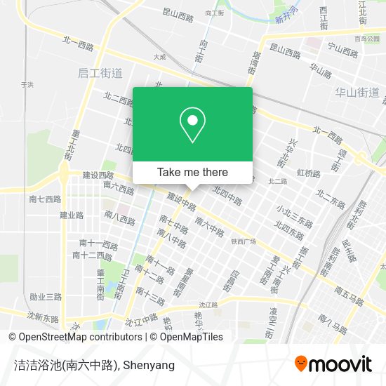 洁洁浴池(南六中路) map