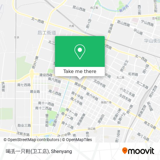 喝丢一只鞋(卫工店) map