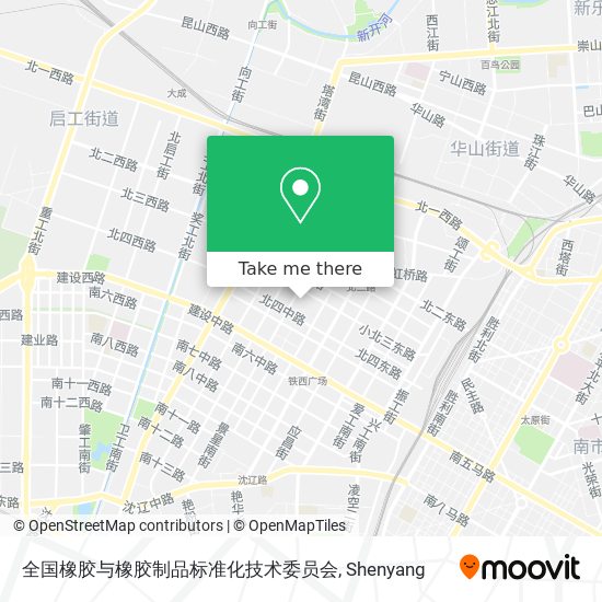 全国橡胶与橡胶制品标准化技术委员会 map