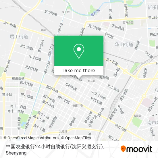 中国农业银行24小时自助银行(沈阳兴顺支行) map