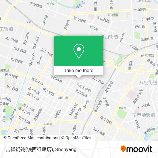 吉祥馄饨(铁西维康店) map