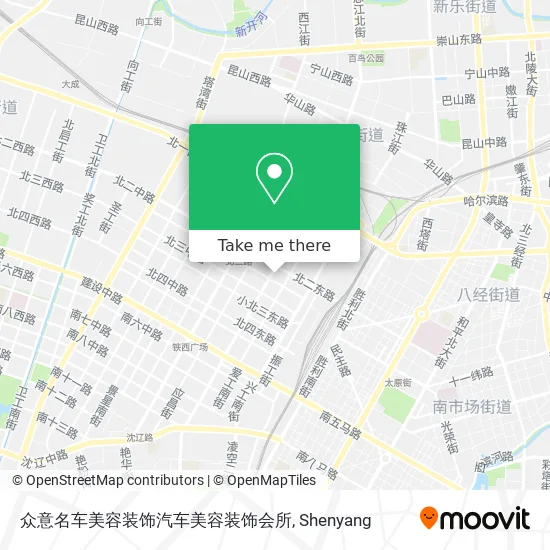 众意名车美容装饰汽车美容装饰会所 map