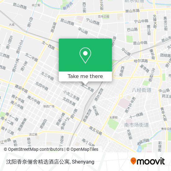 沈阳香奈俪舍精选酒店公寓 map
