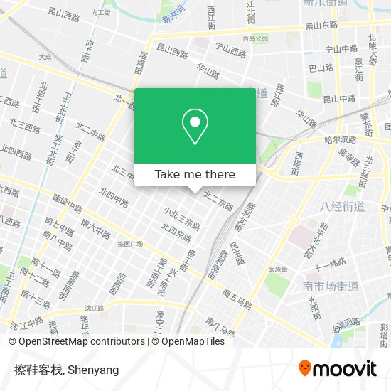 擦鞋客栈 map