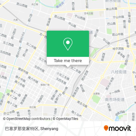 巴塞罗那皇家特区 map