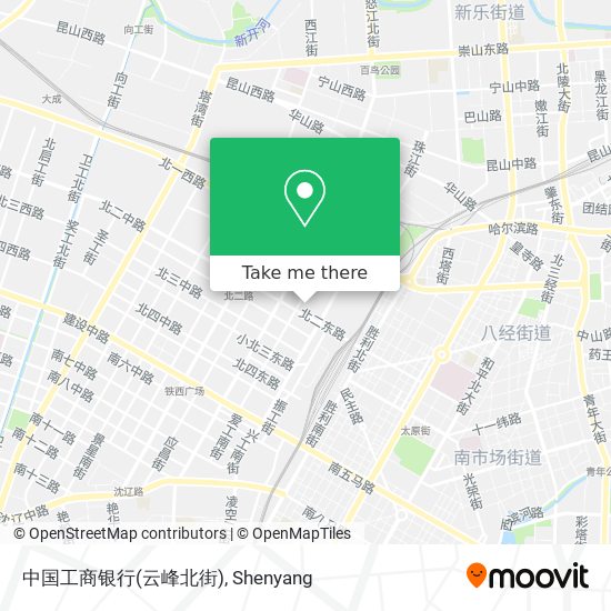 中国工商银行(云峰北街) map