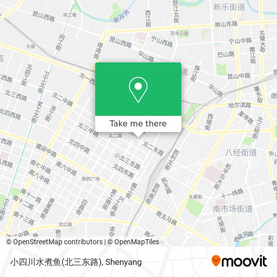 小四川水煮鱼(北三东路) map