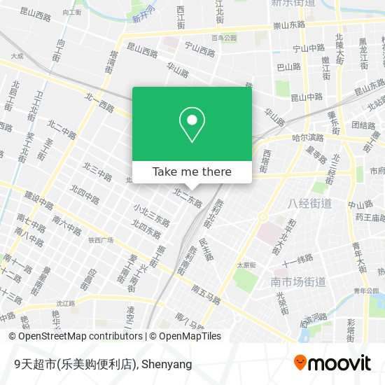 9天超市(乐美购便利店) map