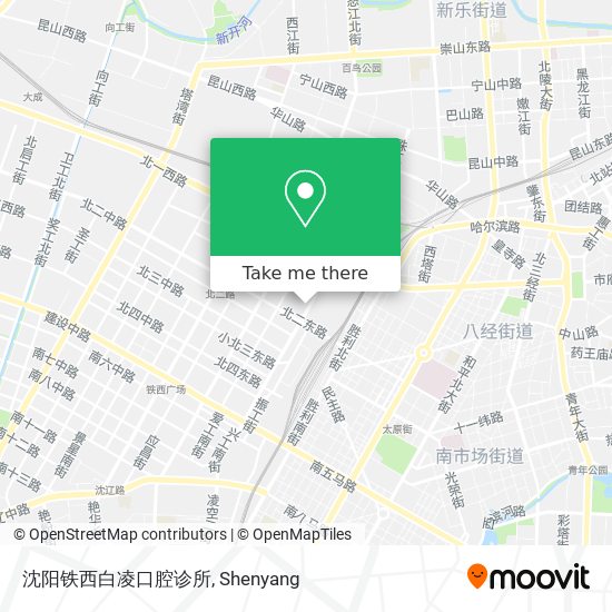 沈阳铁西白凌口腔诊所 map