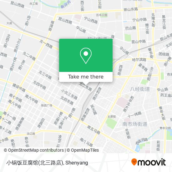 小锅饭豆腐馆(北三路店) map