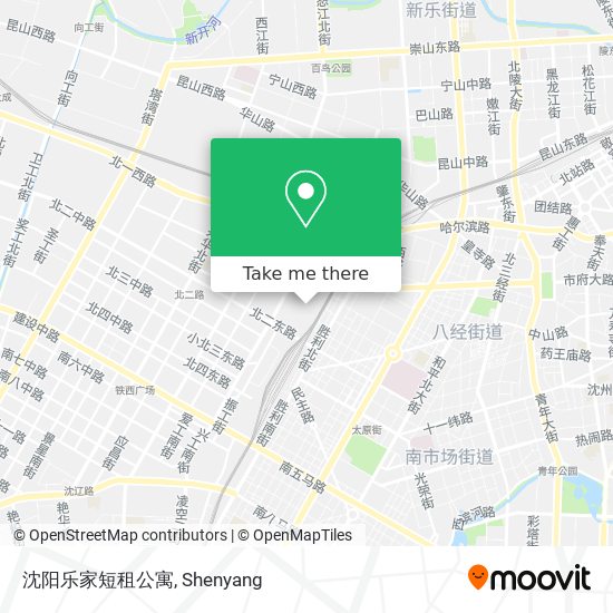 沈阳乐家短租公寓 map