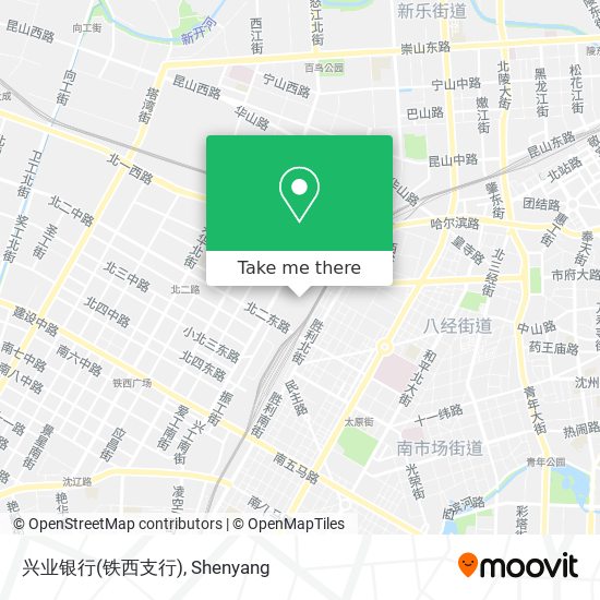 兴业银行(铁西支行) map