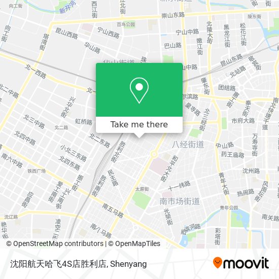 沈阳航天哈飞4S店胜利店 map
