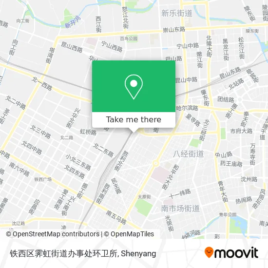 铁西区霁虹街道办事处环卫所 map