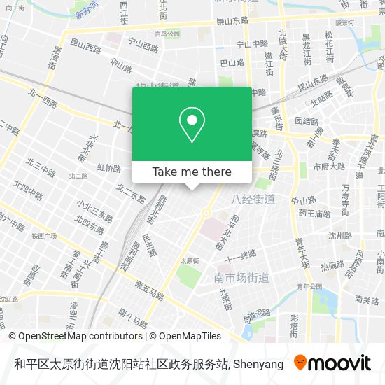和平区太原街街道沈阳站社区政务服务站 map