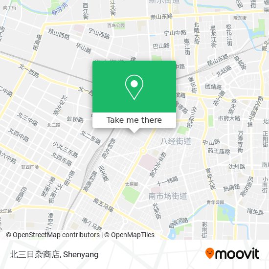 北三日杂商店 map