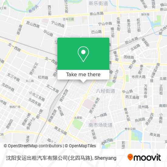 沈阳安运出租汽车有限公司(北四马路) map