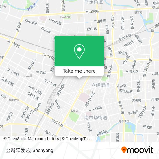 金新阳发艺 map