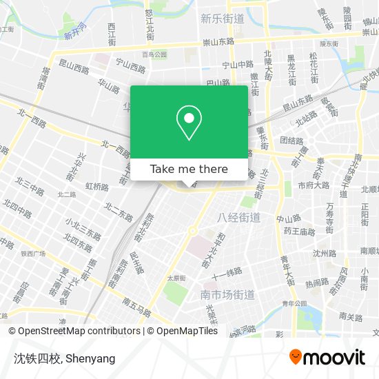 沈铁四校 map