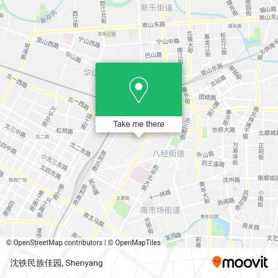 沈铁民族佳园 map