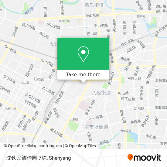 沈铁民族佳园-7栋 map