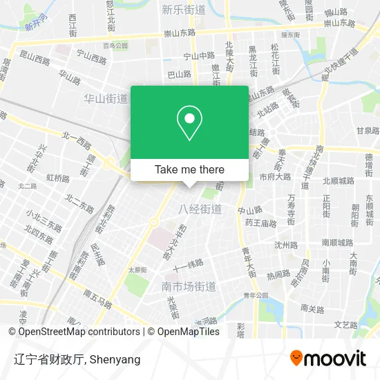 辽宁省财政厅 map