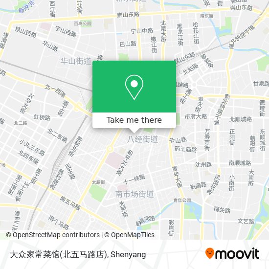 大众家常菜馆(北五马路店) map