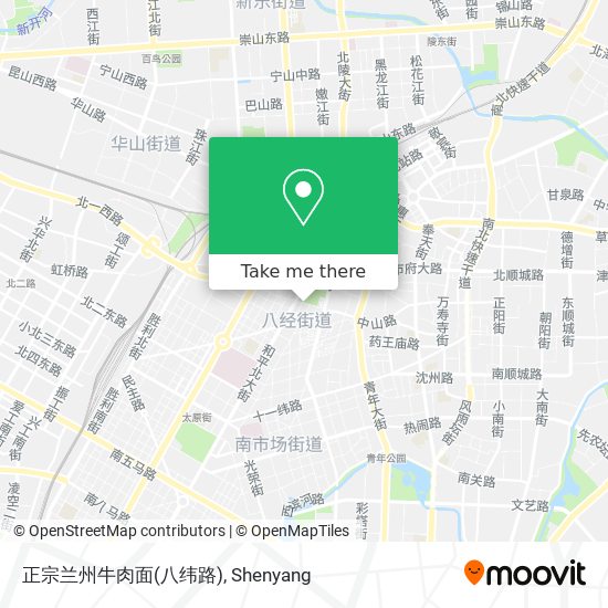 正宗兰州牛肉面(八纬路) map