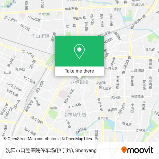 沈阳市口腔医院停车场(伊宁路) map